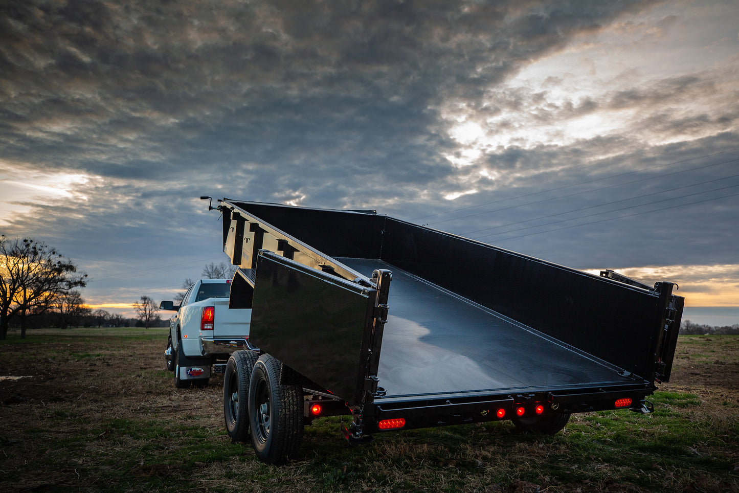 Atlas TANDEM GOOSENECK Dump Trailer Bundle